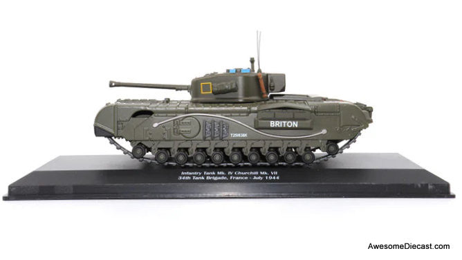Infantry Tank Mk. IV Churchill Mk. VII - 34th Tank Brigade, France (July 1944) 1:43 Diecast Model Tank by Motor City Classic