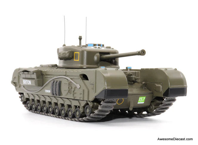 Infantry Tank Mk. IV Churchill Mk. VII - 34th Tank Brigade, France (July 1944) 1:43 Diecast Model Tank by Motor City Classic