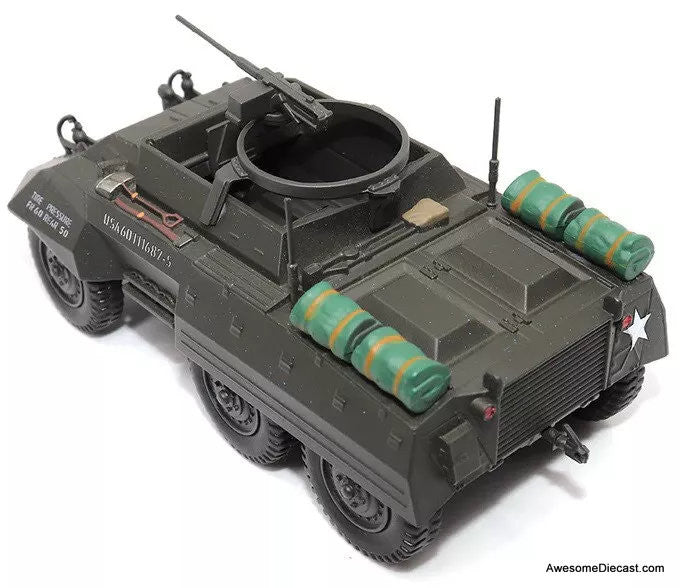 US Army M20 Light Armored Car 1:43 Diecast Model Vehicle by Motor city Classics