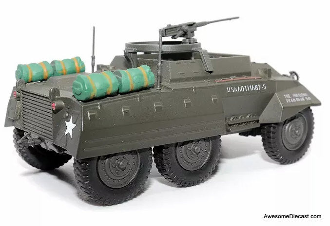 US Army M20 Light Armored Car 1:43 Diecast Model Vehicle by Motor city Classics
