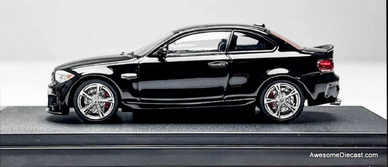 BMW M1 Coupe (E82), Sapphire Black/Silver Wheels 1:64 Diecast
