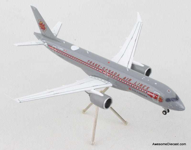 Gemini 200 1:200 Airbus A220-300: Air Canada, Transcanada Retro