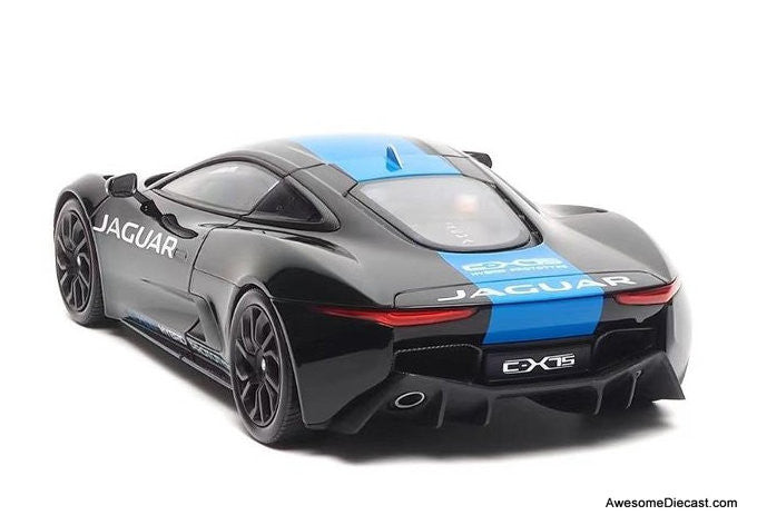 2013 Jaguar C-X75, Metallic Black 1:18 Diecast Model Car by Almost