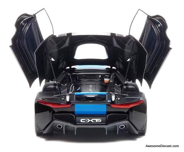 2013 Jaguar C-X75, Metallic Black 1:18 Diecast Model Car by Almost Real