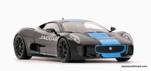 2013 Jaguar C-X75, Metallic Black 1:18 Diecast Model Car by Almost
