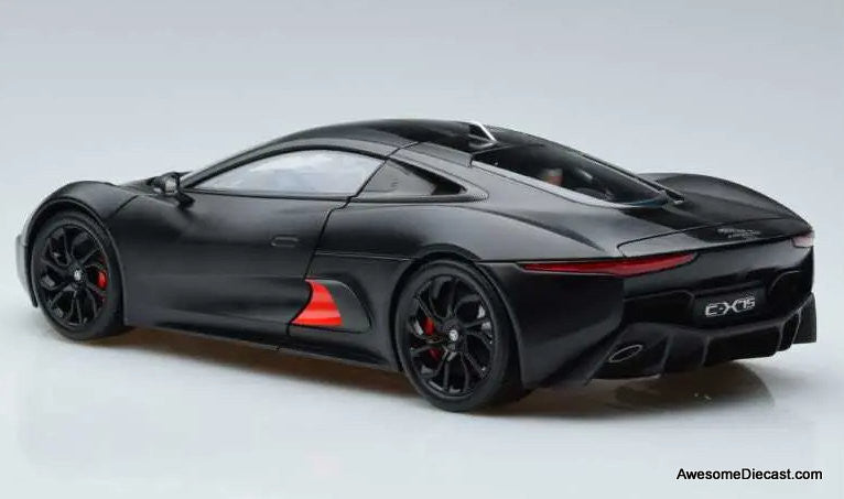 2013 Jaguar C-X75, Satin Black 1:18 Diecast Model Car by Almost Real