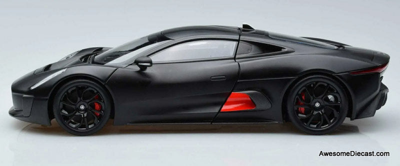 2013 Jaguar C-X75, Satin Black 1:18 Diecast Model Car by Almost Real