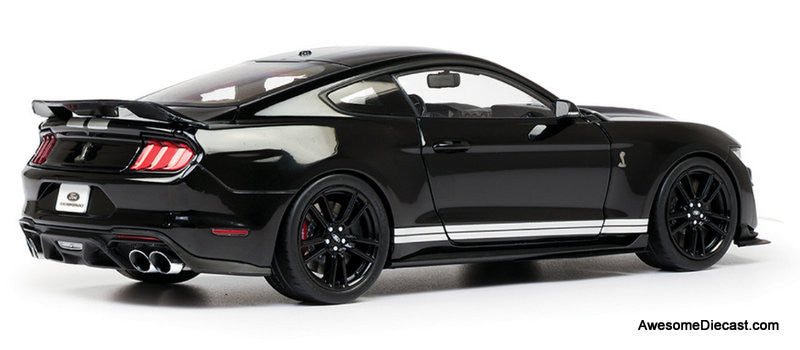 2022 Ford Mustang Shelby G.T. 500, Shadow Black 1:18 Diecast Model Car by IXO