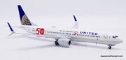 Boeing 737-900ER: United Airlines (Reg #N66837) "Special Olympics 50" 1:200 Diecast Model Plane by JC Wings