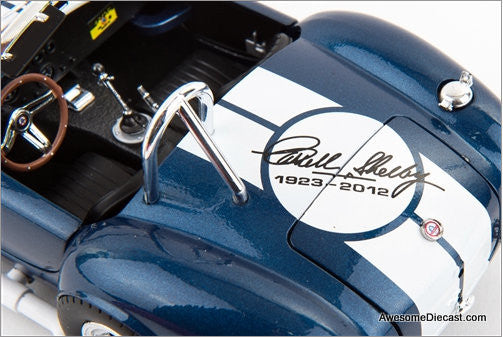 Shelby Collectibles 1:18 1965 Shelby Cobra 427 SC w/Caroll Shelby Signature