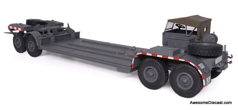 SD.AH. 116 22-Ton Tank Transporter Gray (German Army) 1:43 Diecast Model by Motor City Classics