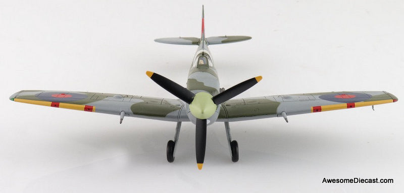 Spitfire Mk. Vb, EN921, flown by F/O Jack Sheppard, No. 401 Sqn. (RCAF), 1943 1:48 Diecast Model Plane by Hobby Master
