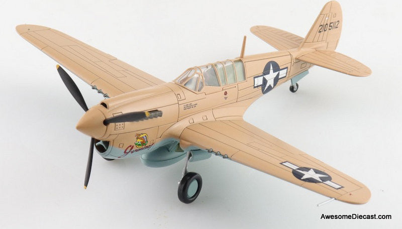 Curtiss P40N Warhawk "Geronimo!" Lt. Bruce Campbell, 45th FS, Dec., 1943 1:72 Diecast Model Plane by Hobby Master