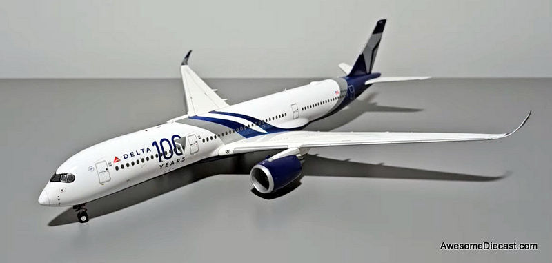 Airbus A350-900: Delta Airlines (Reg # N527DN) 100th Anniversary Livery 1:200 Diecast Model Plane by Gemini 200