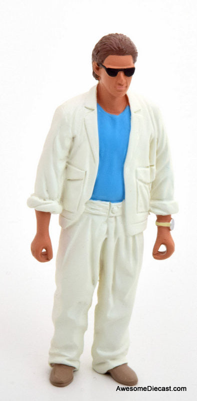 KK Scale 1:18 1969 Ferrari 365 GTB Daytona Convertible, Black (Miami Vice Edition)