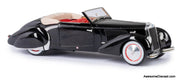 Esval Models 1:43 1939 Delage D6-70 Cabriolet by Letourneur & Marchand (Open Roof), Black