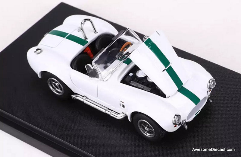 Ford Shelby Cobra 427, White 1:64 Diecast Model Car by Fineworks64