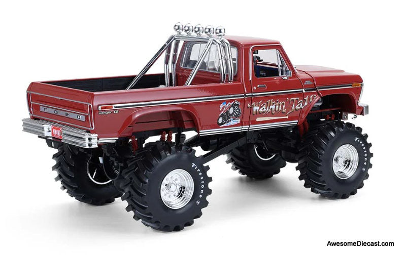 1979 Ford F-250 Monster Truck w/66-Inch Tires: Walking Tall, Kings Of Crunch 1:18 Diecast Model Truck by Greenlight