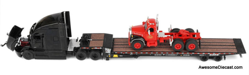 Mack Anthem Sleeper Tractor w/Landoll 440B-50CA Trailer & Mack B-61 Mack Day Cab 1:64 Diecast Model Truck DCP by FG