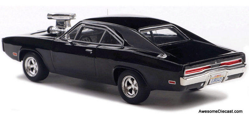 1970 Dodge Charger w/Blown Engine, Black 1:43 Diecast Model Car by IXO