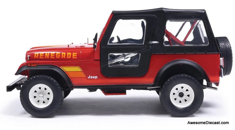 1983 Jeep Renegade, Sebring Red 1:24 Diecast Model Car by IXO
