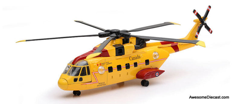 Agusta EH 101: Canadian Search & Rescue Helicopter 1:72 Diecast Model Helicopter by New Ray