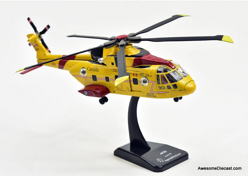 Agusta EH 101: Canadian Search & Rescue Helicopter 1:72 Diecast Model Helicopter by New Ray