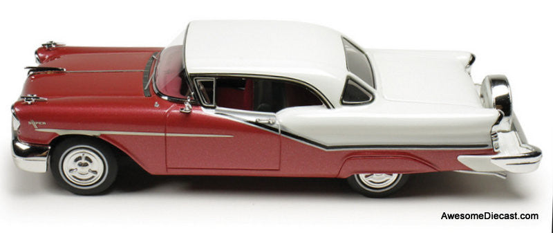 1957 Oldsmobile Starfire w/Continental Kit, Royal Glow & Alcan White 1:43 Resin Car Model Car by Goldvarg Collection