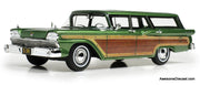 1959 Ford Country Squire, Metallic Green 1:43 Resin Cast Model Car by Goldvarg Collection