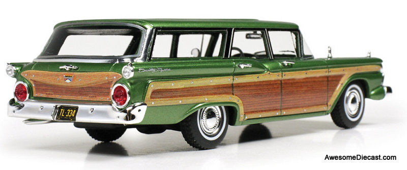 1959 Ford Country Squire, Metallic Green 1:43 Resin Cast Model Car by Goldvarg Collection