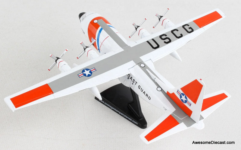 Lockheed C-130 Hercules: United States Coast Guard 1:200 Diecast Model Plane by Postage Stamp