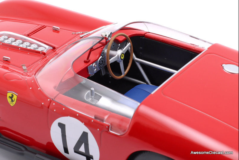 1961 Ferrari 250 TR61 #14, 1961 Winner 12h Sebring 1:18 Diecast Model Car by Werk83
