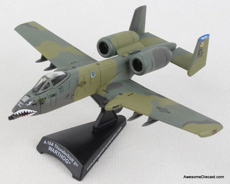 A-10A Thunderbolt 11 Warthog "Flying Tigers" 1:140 Diecast Model Plane by Postage Stamp