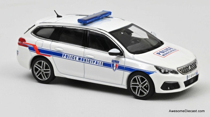 Norev 1:43 2018 Peugeot 308 SW Wagon: French Municipale Police