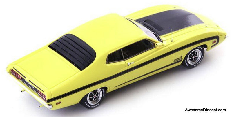 Avenue43 By AutoCult 1:43 1970 Ford Torino King Cobra, Yellow