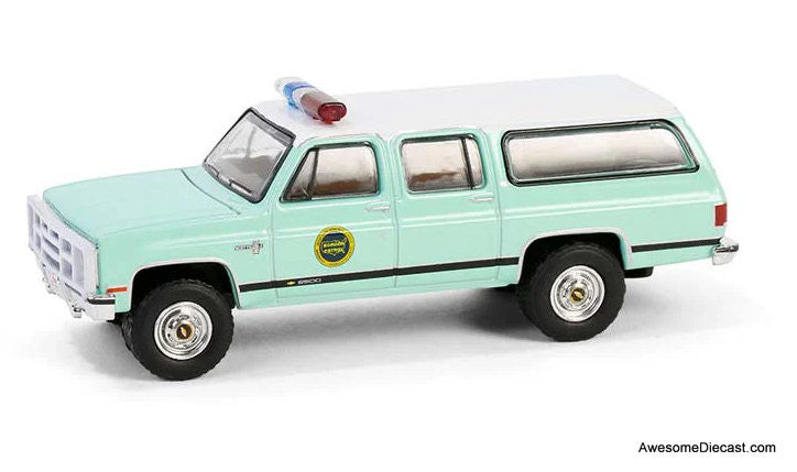 1990 Chevrolet Suburban K20 Scottsdale: U.S. Border Patrol 1:64 Diecast Model Car by Greenlight