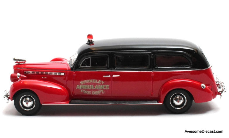1940 Packard Henney Fire Department Ambulance 1:43 Resin Cast Model by Matrix