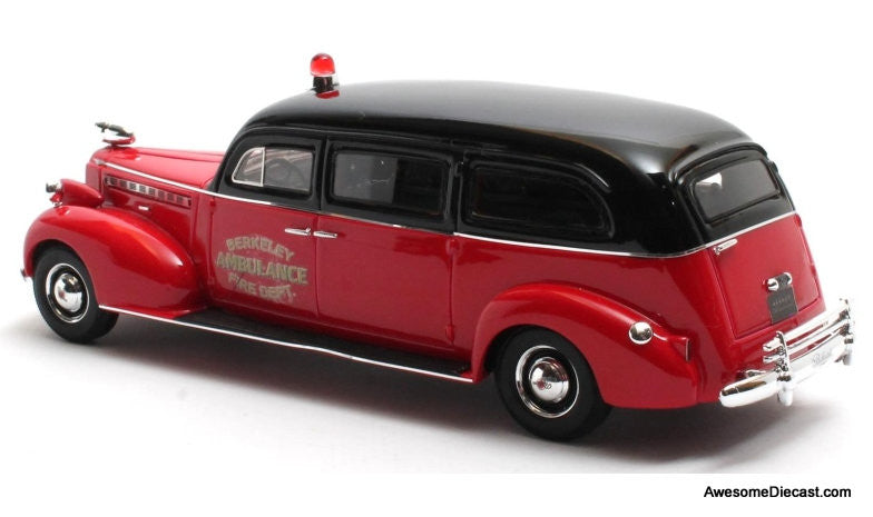 1940 Packard Henney Fire Department Ambulance 1:43 Resin Cast Model by Matrix