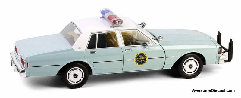 1987 Chevrolet Caprice 9C1: U.S. Border Patrol 1:18 Diecast Model Car by Greenlight