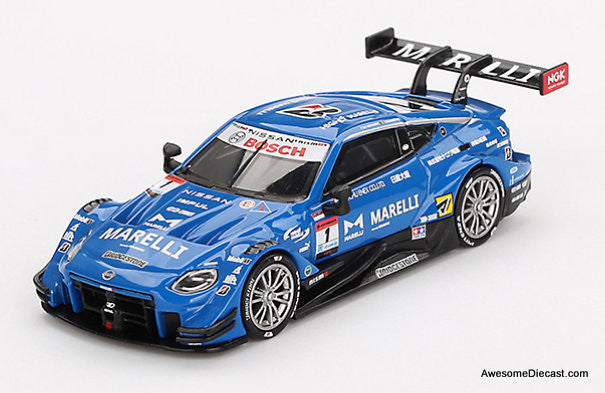 Nissan Z GT500 #1 Marelli Impul Z TEAM 2023 Super GT Series 1:64 Diecast Model Car by Mini GT