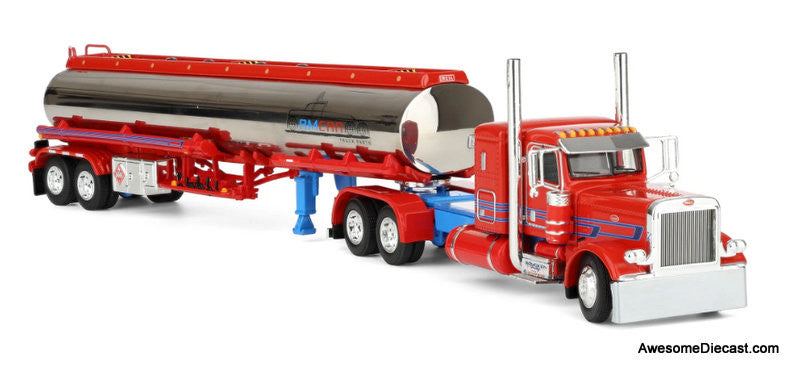 Peterbilt 389 Sleeper Tractor w/Heil Fuel Tanker: Sancken Trucking, Amcan, 1:64 Diecast Model Truck DCP by First Gear