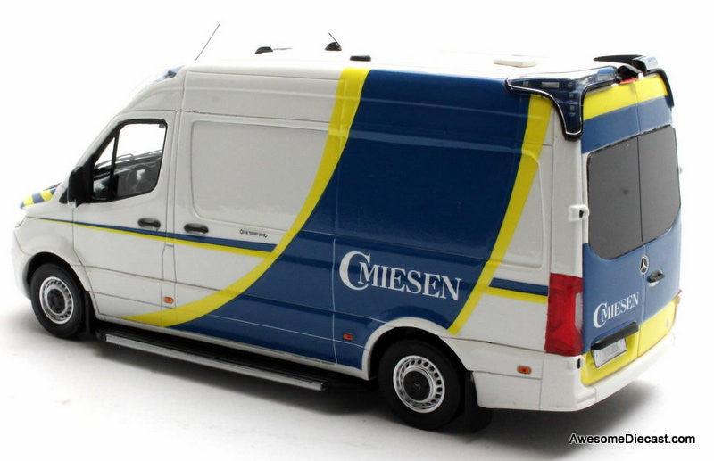 Mercedes-Benz Sprinter Miesen Ambulance, White 1:43 Resin Cast Model Ambulance by Matrix