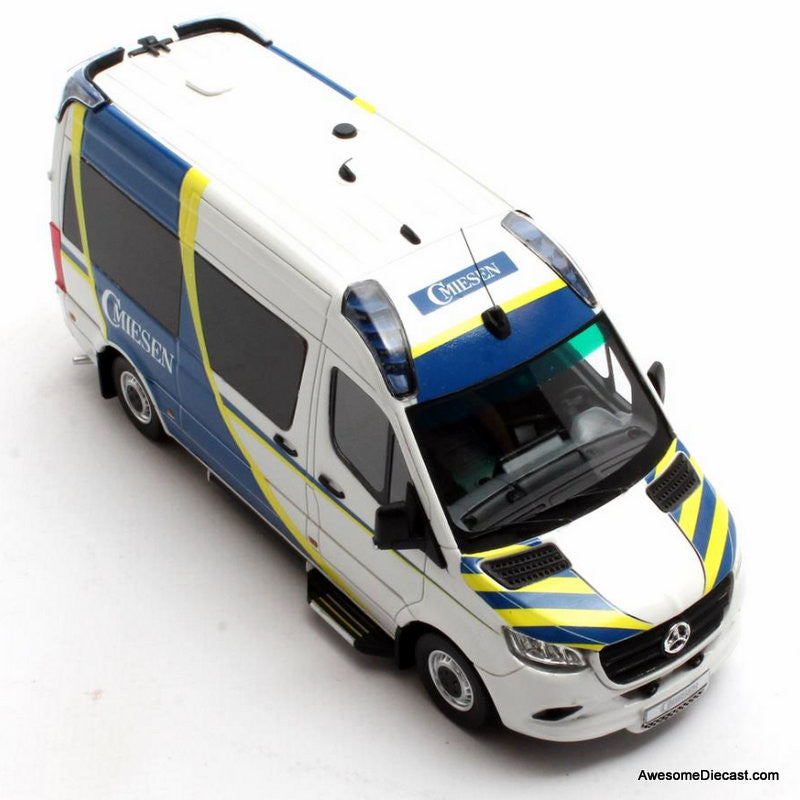 Mercedes-Benz Sprinter Miesen Ambulance, White 1:43 Resin Cast Model Ambulance by Matrix