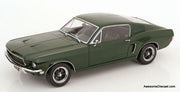 1968 Ford Mustang GT Fastback, Highland Green 1:12 Diecast Model Car by KK Scale