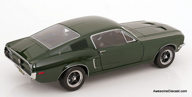 1968 Ford Mustang GT Fastback, Highland Green 1:12 Diecast Model Car by KK Scale