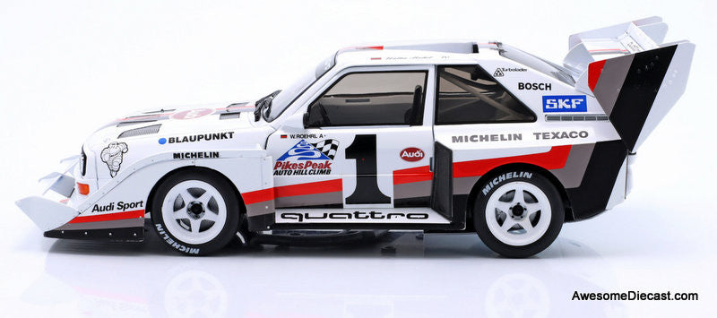 1987 Audi Sport Quattro S1 E2 #1 1:18 Diecast Model Car by Werk83
