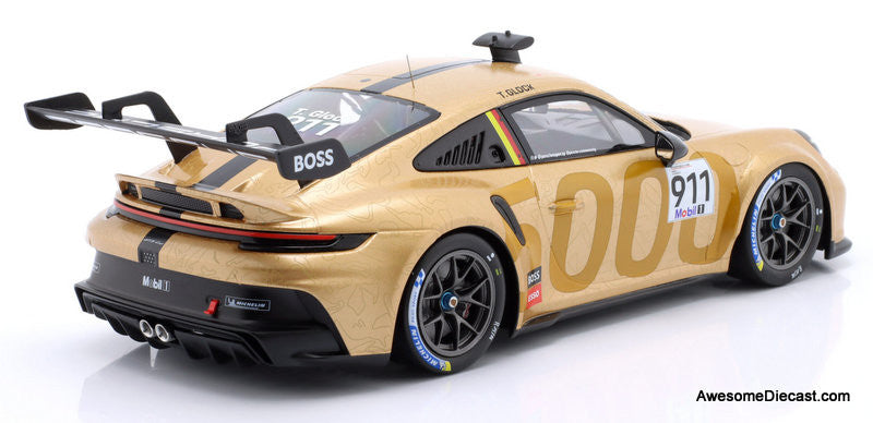 Porsche 911 GT3 Cup #911 Porsche Supercup Hungaroring 2023 1:18 Diecast Model Car by IXO