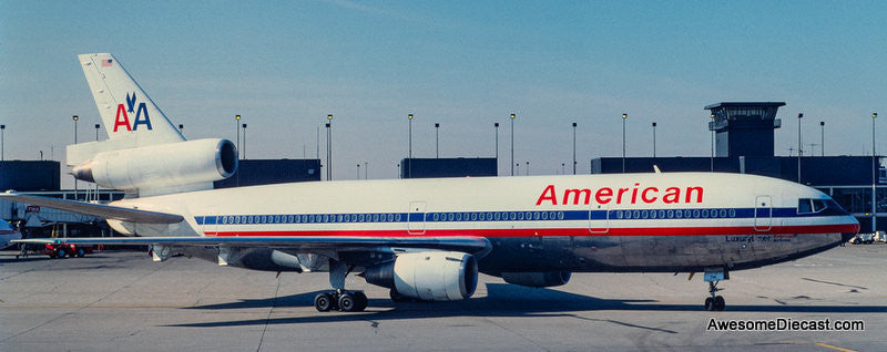 McDonnell Douglas DC-10: American Airlines (Reg #N912WA) 1:200 Diecast Model Plane by Inflight 200