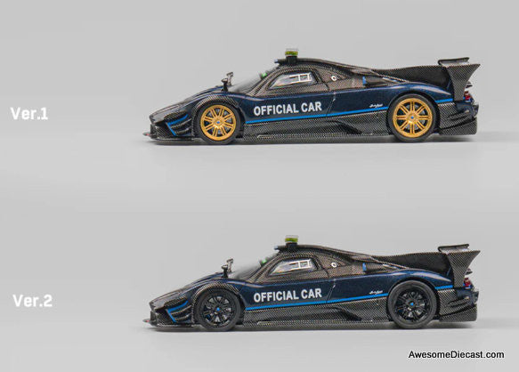 Pagani Zonda Revolucion (Safe Car), Carbon Fiber 1:64 Diecast Model Car by CM Model
