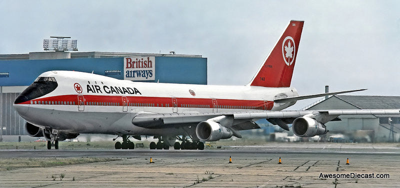 Boeing 747-100: Air Canada (Reg #C-FTOE) 1:200 Diecast Model Plane by B-Models